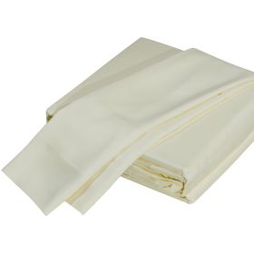 Premium Silky Soft 100% Tencel Lyocell Derived from Eucalyptus 4-Piece Sheet Set, Oeko-TEX Certified, King - CrÃ¨me