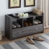 ID USA 161734 Shoe Bench Distressed Grey