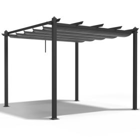 10*10ft Outdoor Pergola Grey