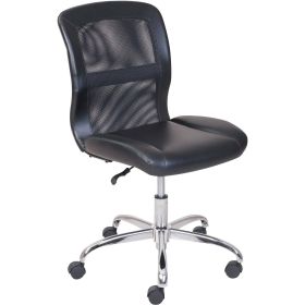 Mid-Back, Vinyl Mesh Task Office Chair