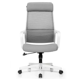 High Back Mesh Office Chair with Heating Headrest