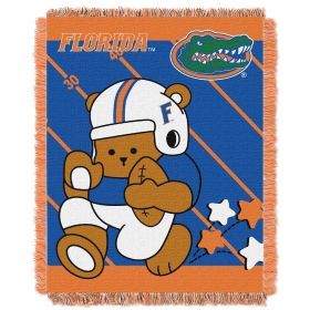 Florida OFFICIAL Collegiate "Half Court" Baby Woven Jacquard Throw