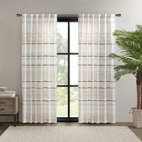 Cotton Printed Curtain Panel with tassel trim and Lining