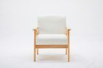 Bahamas 25" Beige Linen Fabric Chair