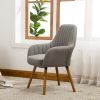 Tuchico Contemporary Fabric Accent Chair, Gray