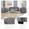 41.5" Velvet Upholstered Accent Sofa,Modern Single Sofa Chair with Thick Removable Seat Cushion,Modern Single Couch for Living Room,Bedroom,or Small S