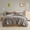 Shaggy Long Fur Comforter Mini Set