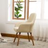 Tuchico Contemporary Fabric Accent Chair, Tan