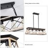 5-Light Farmhouse Chandeliers For Dining Room(No Bulbs)