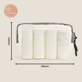 Travel Portable Filling Set Lotion Bottle (Option: White-Regular)