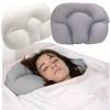 1pc All-round Cloud Pillow, Soft Bed Pillow Nursing Pillow 3D Ergonomic Sleeping Egg Shaped Ergonomic Pillows