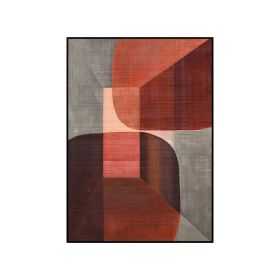 Geometric Abstract Scene Scandinavia Canvas Painting Wall Art Poster Picture for Gallery Living Room Interior Home Decor (size: 60x90cm)