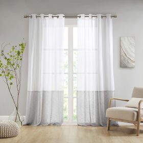 Dual-colored Curtain Panel (Only 1 Pc Panel) (Color: as Pic)