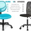 Low-back Computer Task Office Desk Chair with Swivel Casters for Kids