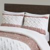 3 Piece Cotton Duvet Cover Set with Chenille Tufting